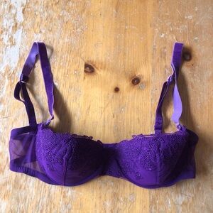 La Perla Bra 36 Purple